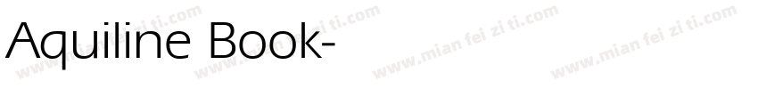 Aquiline Book字体转换